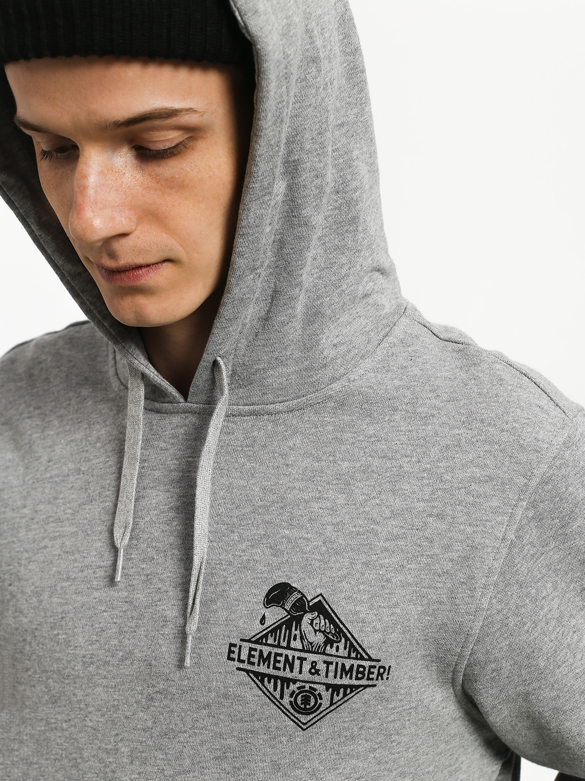 Bluza z kapturem Element Rolling HD (grey heather)