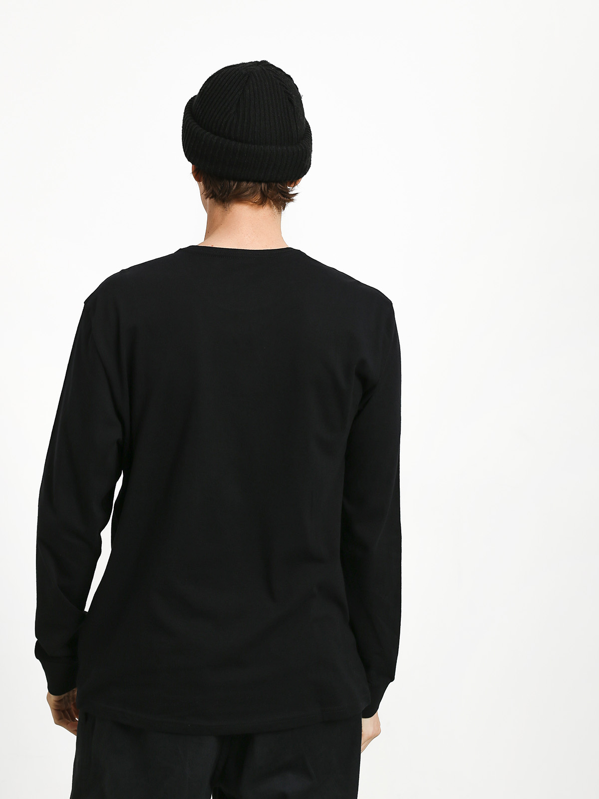 Longsleeve Element Pushing Dude (flint black)