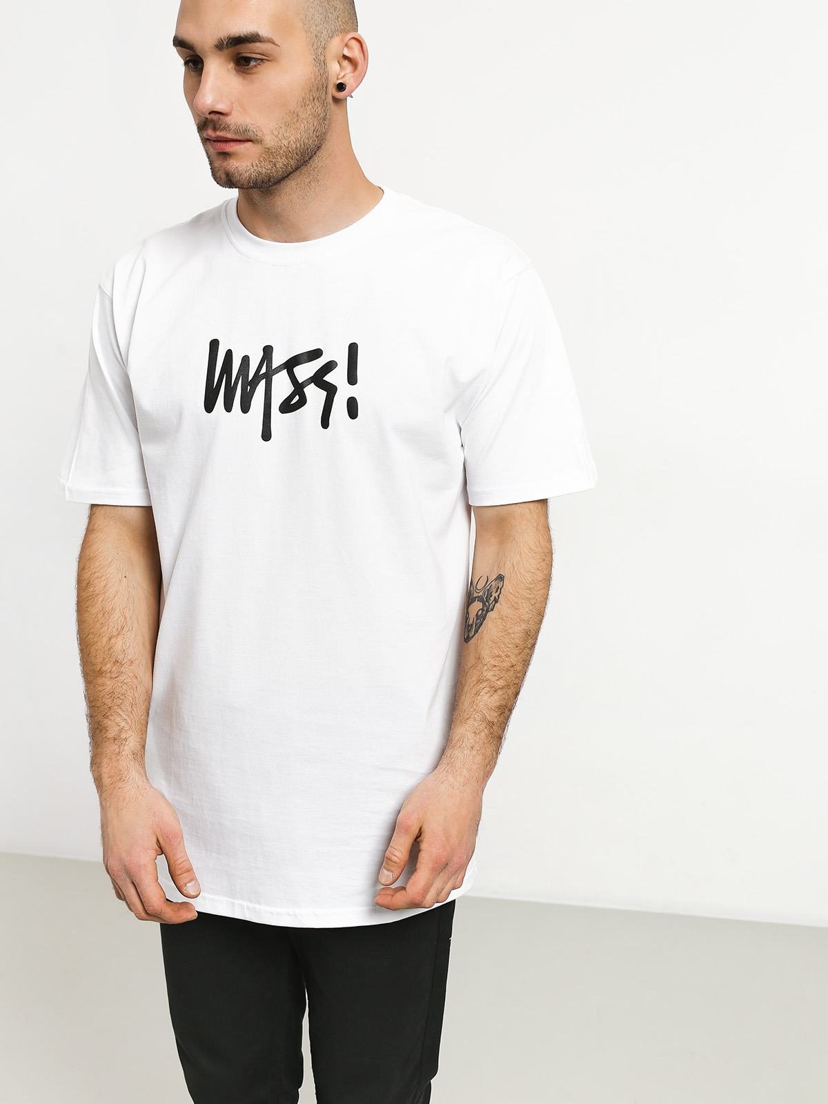 T-shirt MassDnm Signature Medium Logo (white)