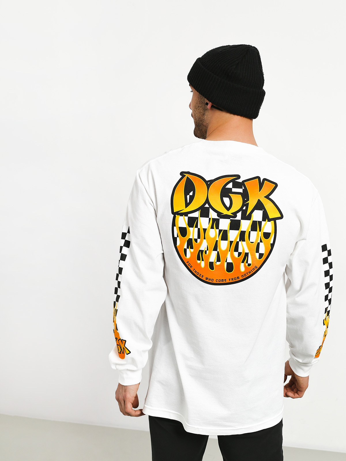 Longsleeve DGK Ghetto Fire (white)