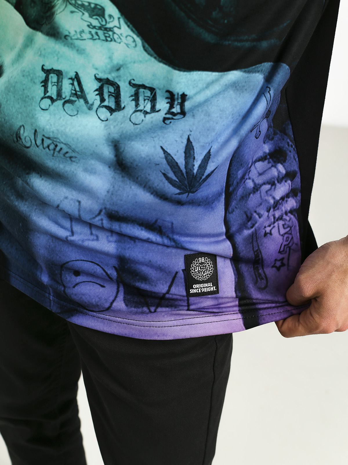 T-shirt MassDnm XOXO (multicolor/black)