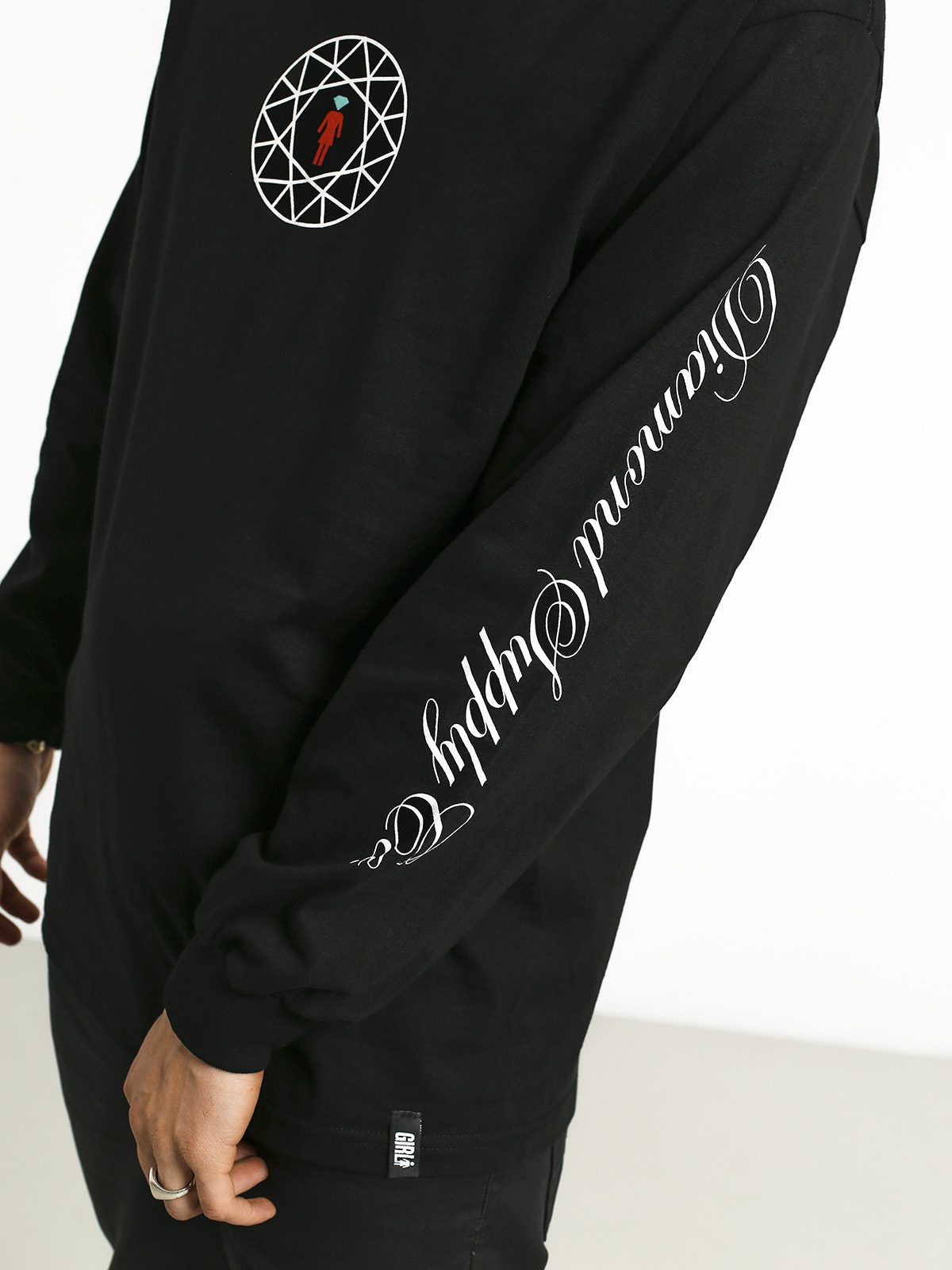 Longsleeve Girl Skateboard Simplicity (black)
