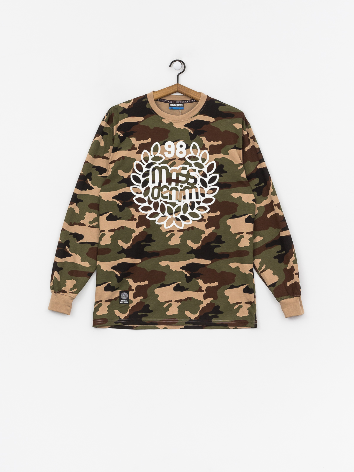 Longsleeve MassDnm Base (woodland camo)