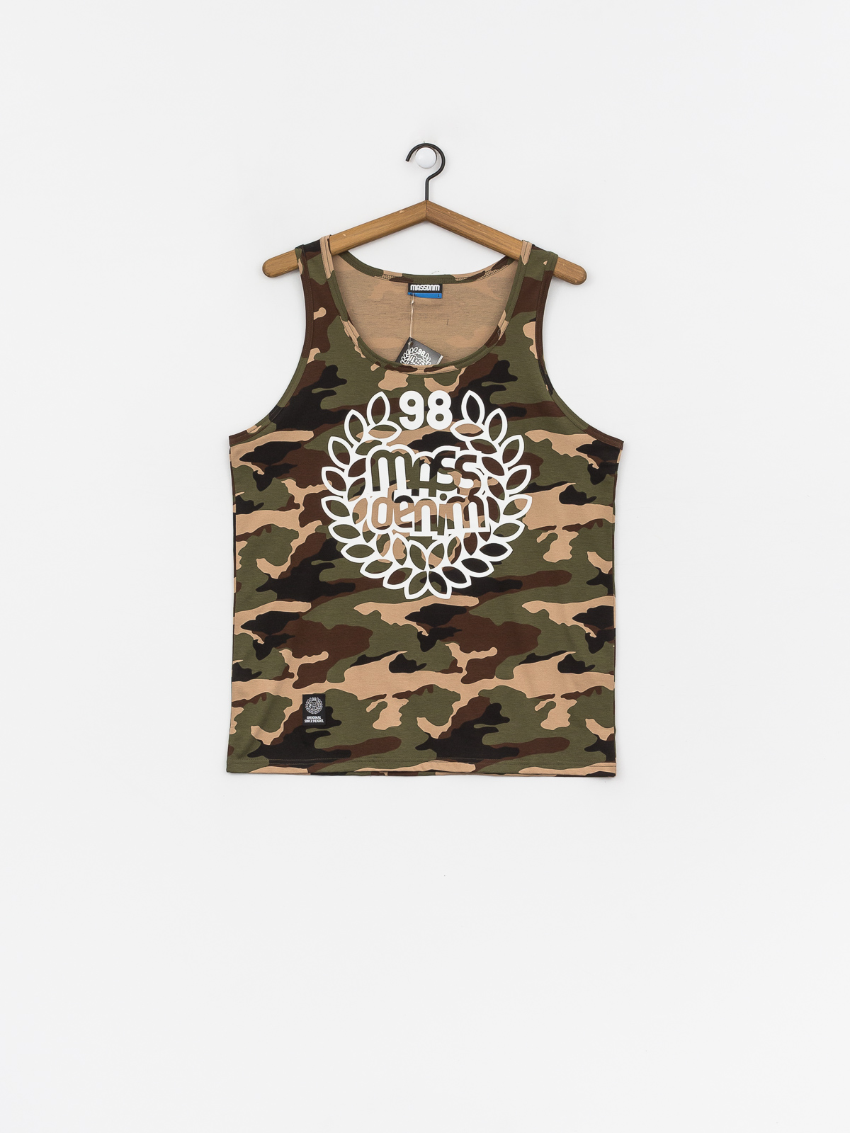 Koszulka MassDnm Top Base (woodland camo)