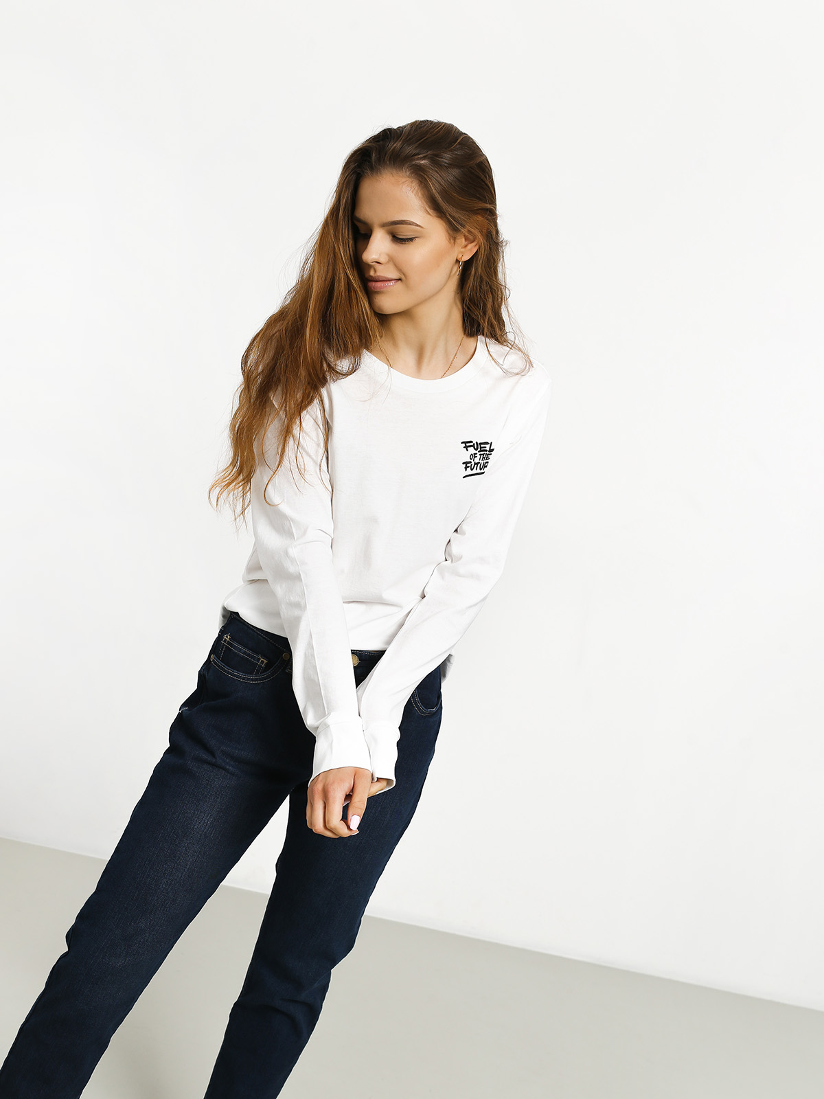 Longsleeve Element Yawyd Wmn (white)