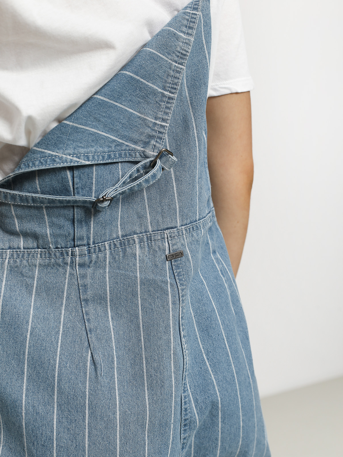 Ogrodniczki RVCA Called It Wmn (washed stripe)