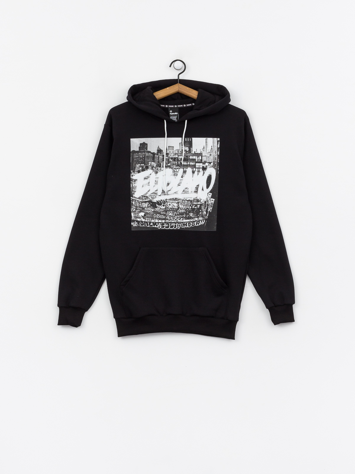 Bluza z kapturem El Polako Destroyed Town HD (black)