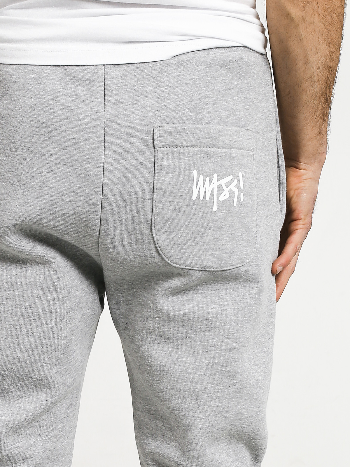 Spodnie MassDnm Signature Trap Fit (light heather grey)