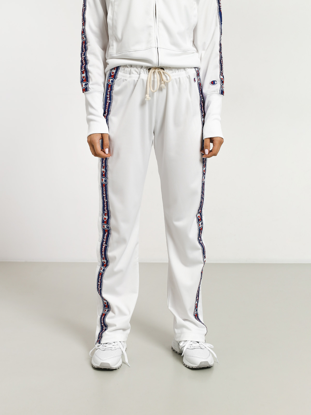 Spodnie Champion Premium Straight Hem Pants Wmn (wht)