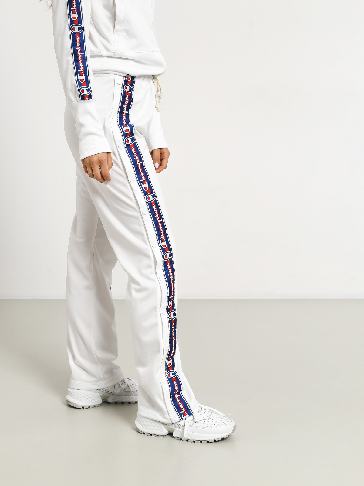 Spodnie Champion Premium Straight Hem Pants Wmn (wht)