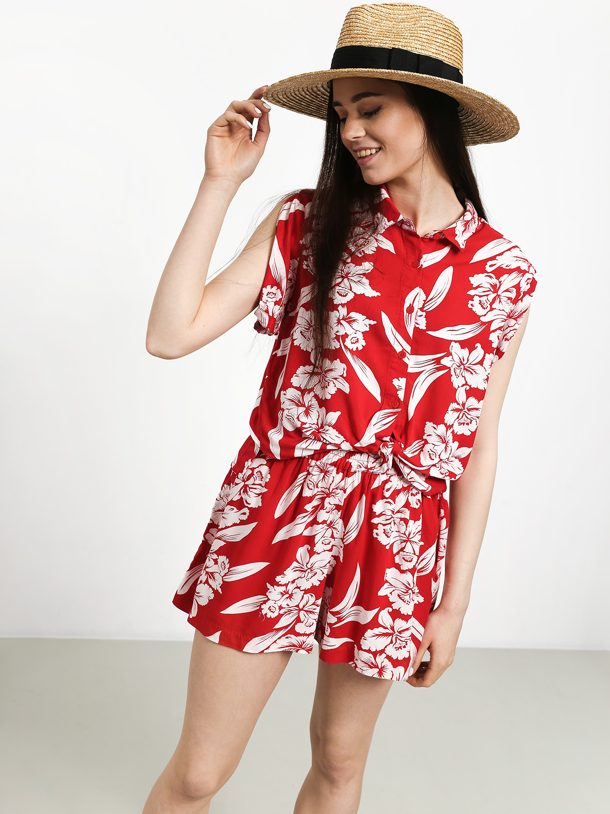 Koszula Volcom Aloha Ha Wmn (red)