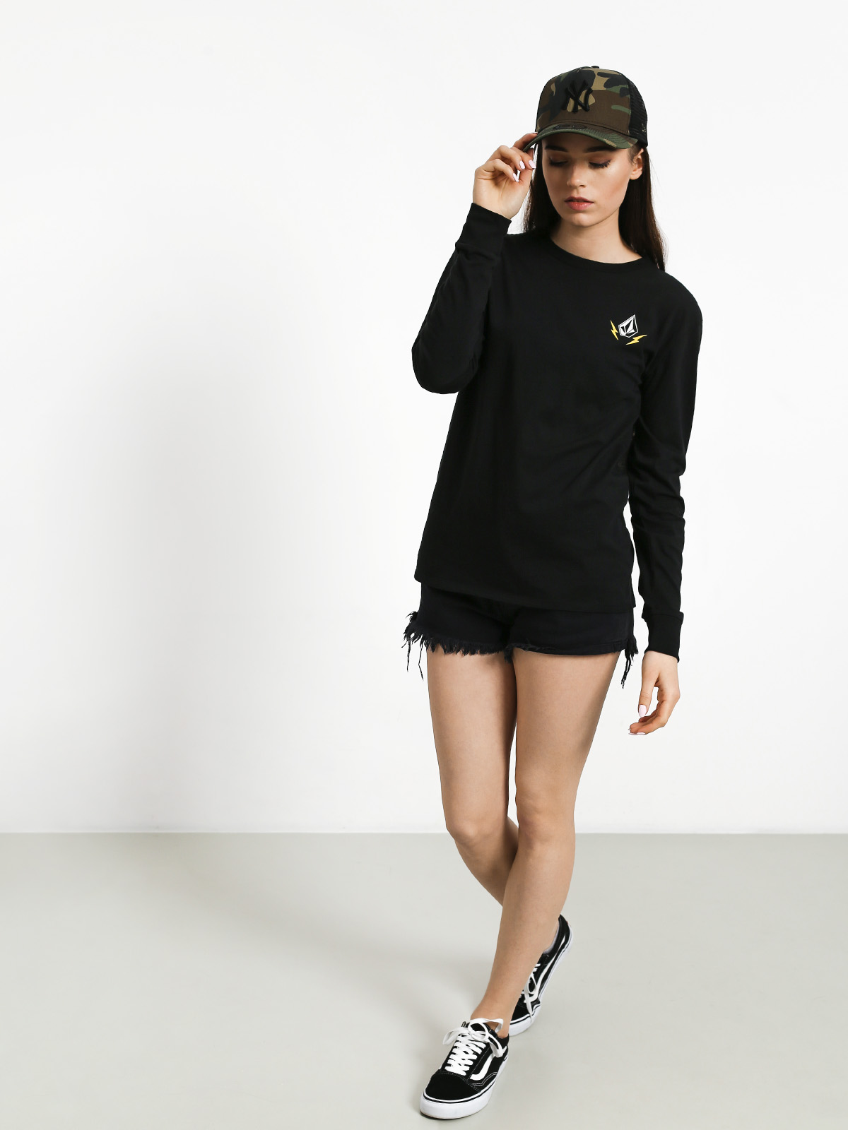 Longsleeve Volcom Vlcm 1991 Wmn (blk)