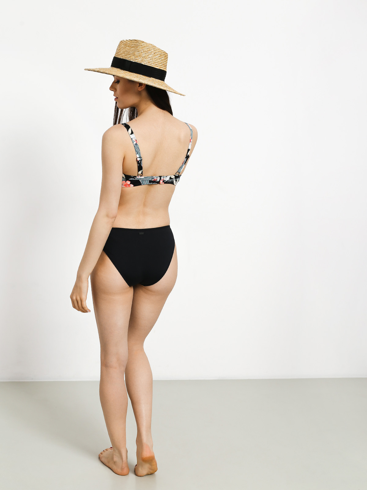 Góra od bikini Roxy Pt Beach Classics Full Wrap Dc Wmn (anthracite tropicala)