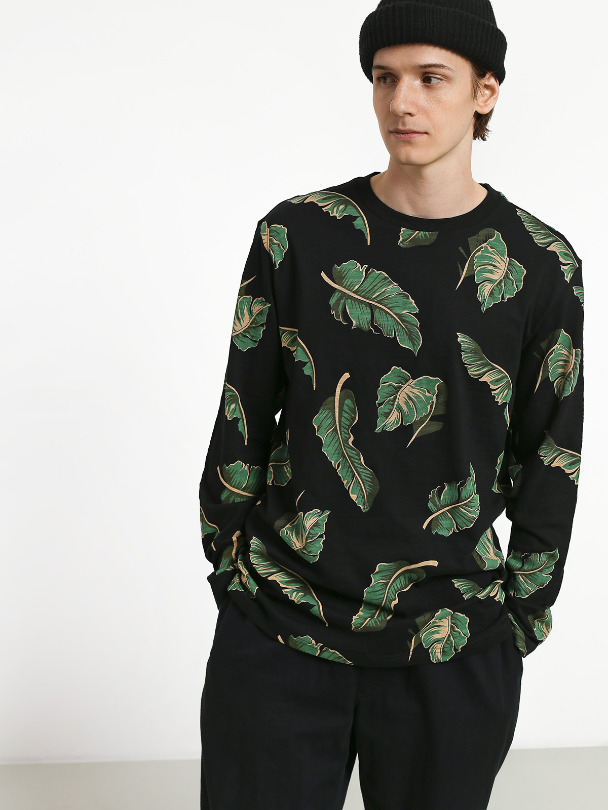 Longsleeve Diamond Supply Co. Tropical Paradise (black)