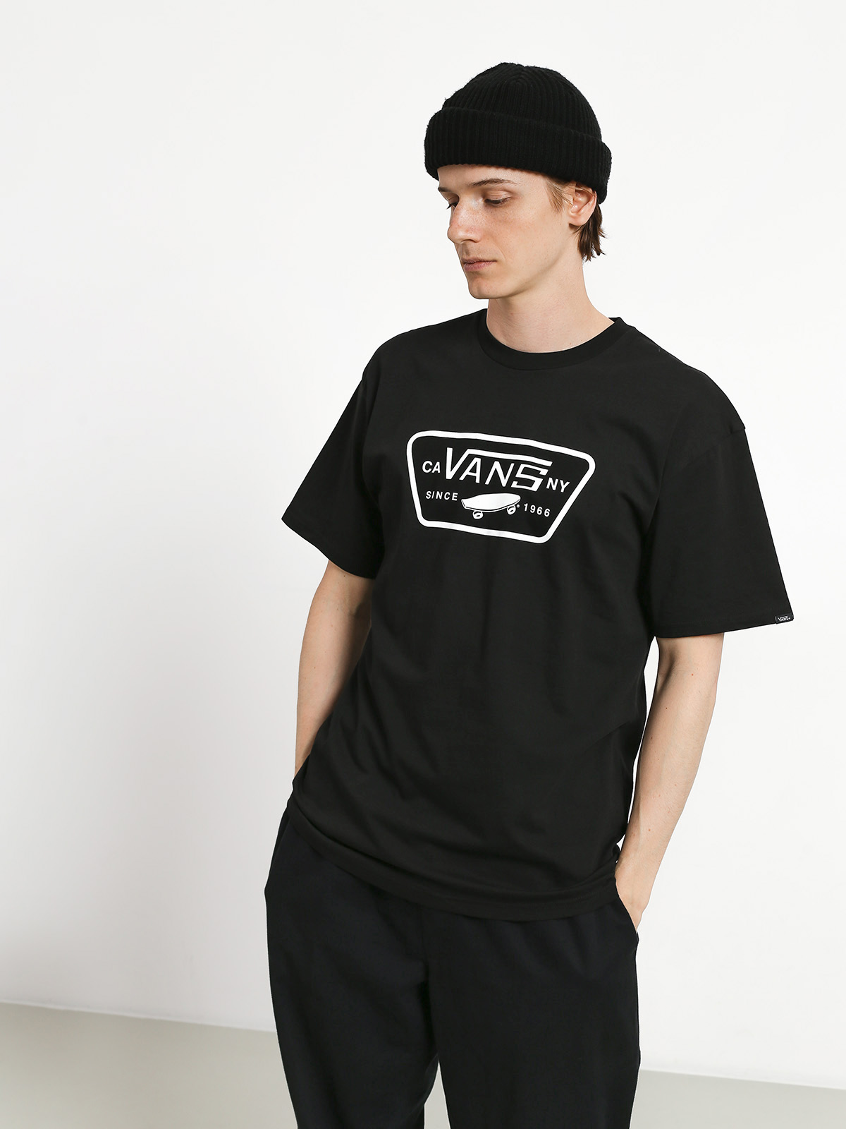 T-shirt Vans Full Patch (black/white)