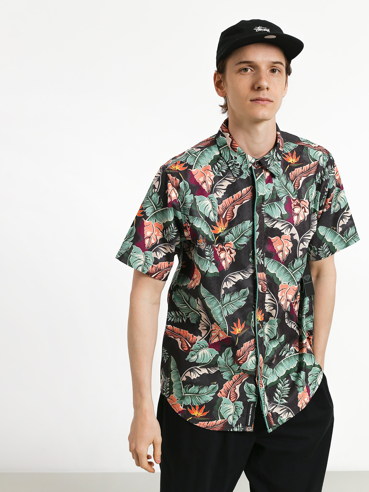 Koszula Diamond Supply Co. Tropical Paradise (black)