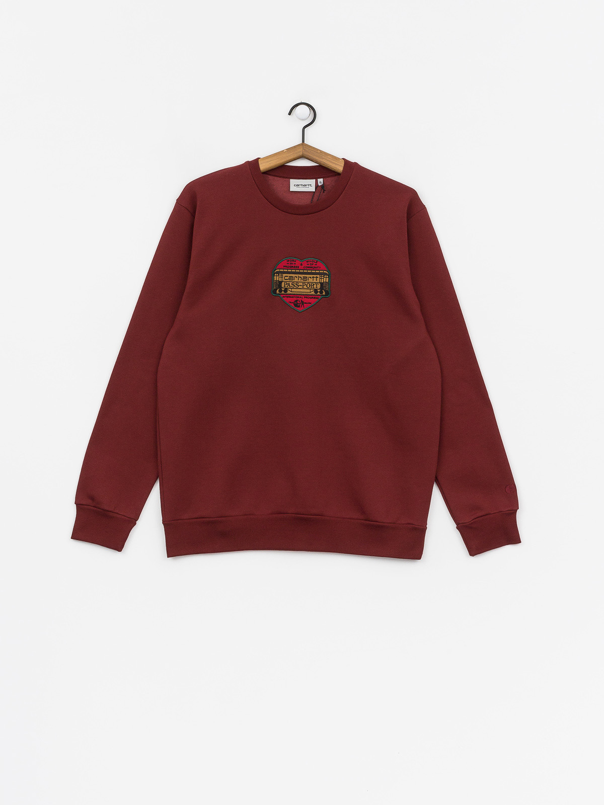 Bluza Carhartt WIP Thank You X Pass Port (pass port burnt red)