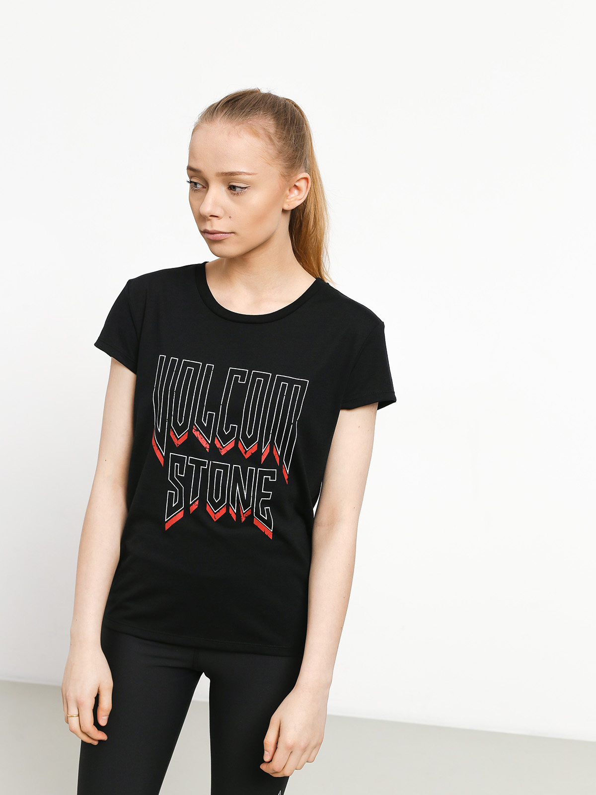 T-shirt Volcom Easy Babe Rad 2 Wmn (blk)