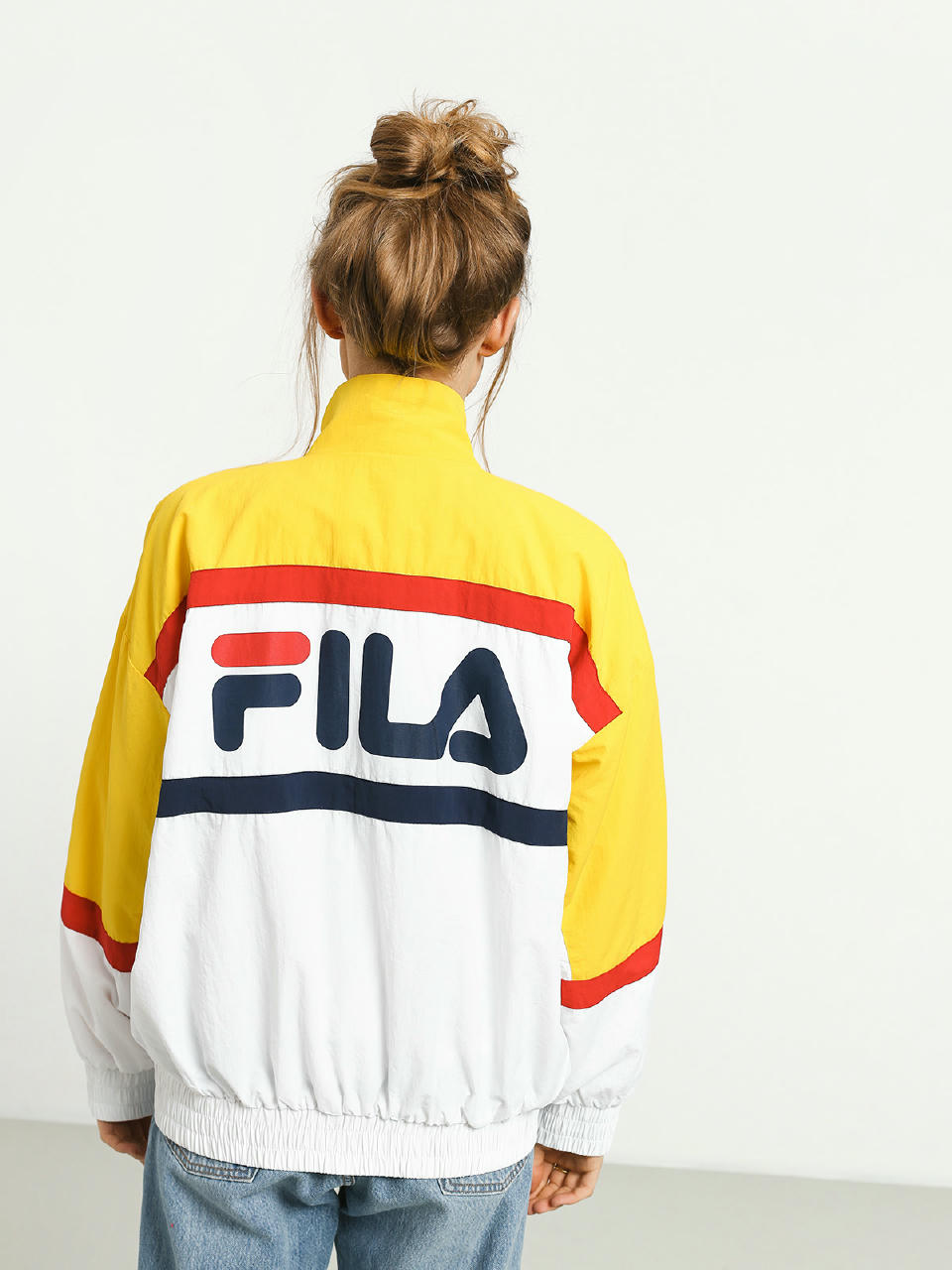 Kurtka Fila Kaya Wmn (empire yellow/bright white/black)