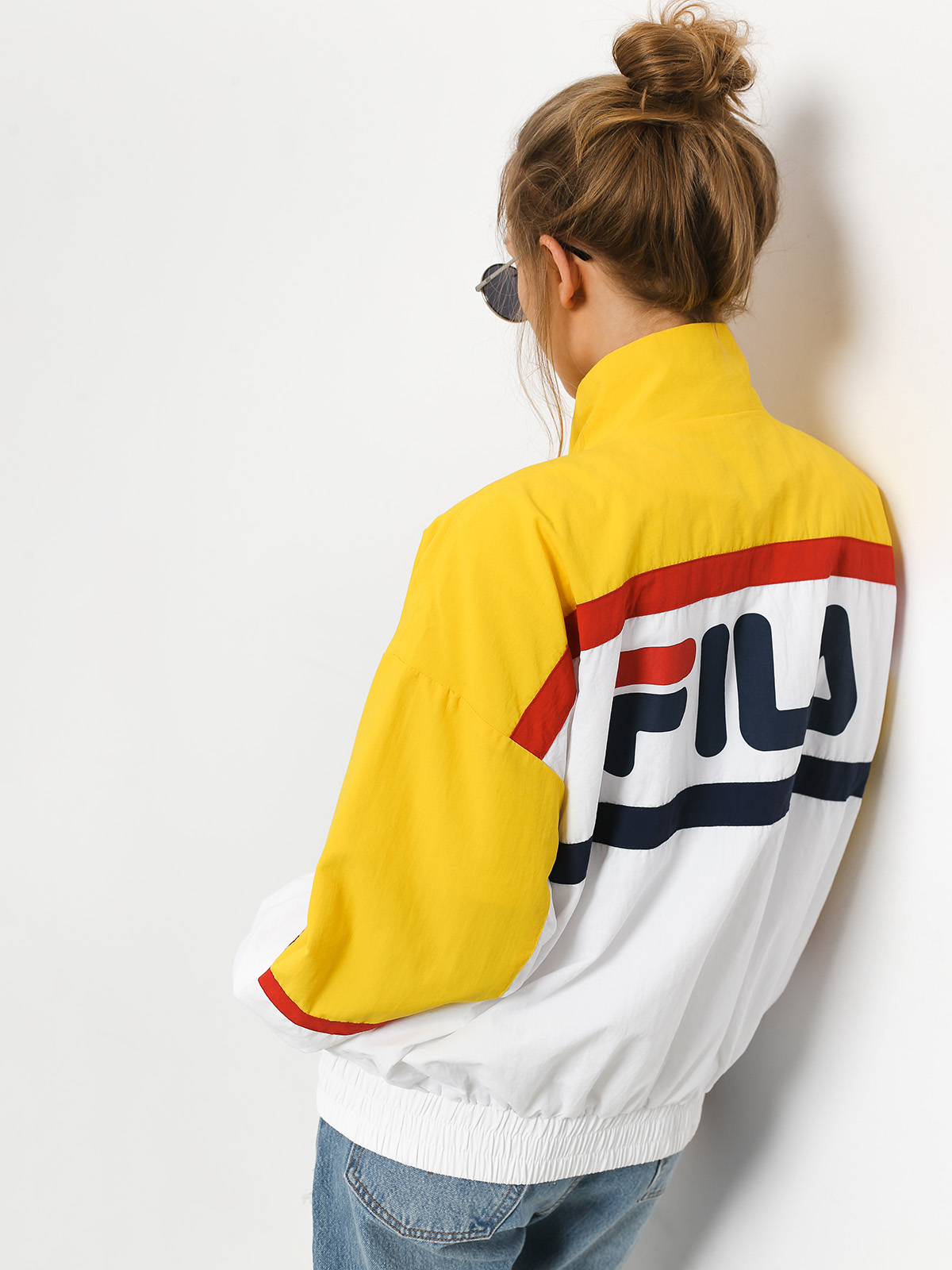 Kurtka Fila Kaya Wmn (empire yellow/bright white/black)