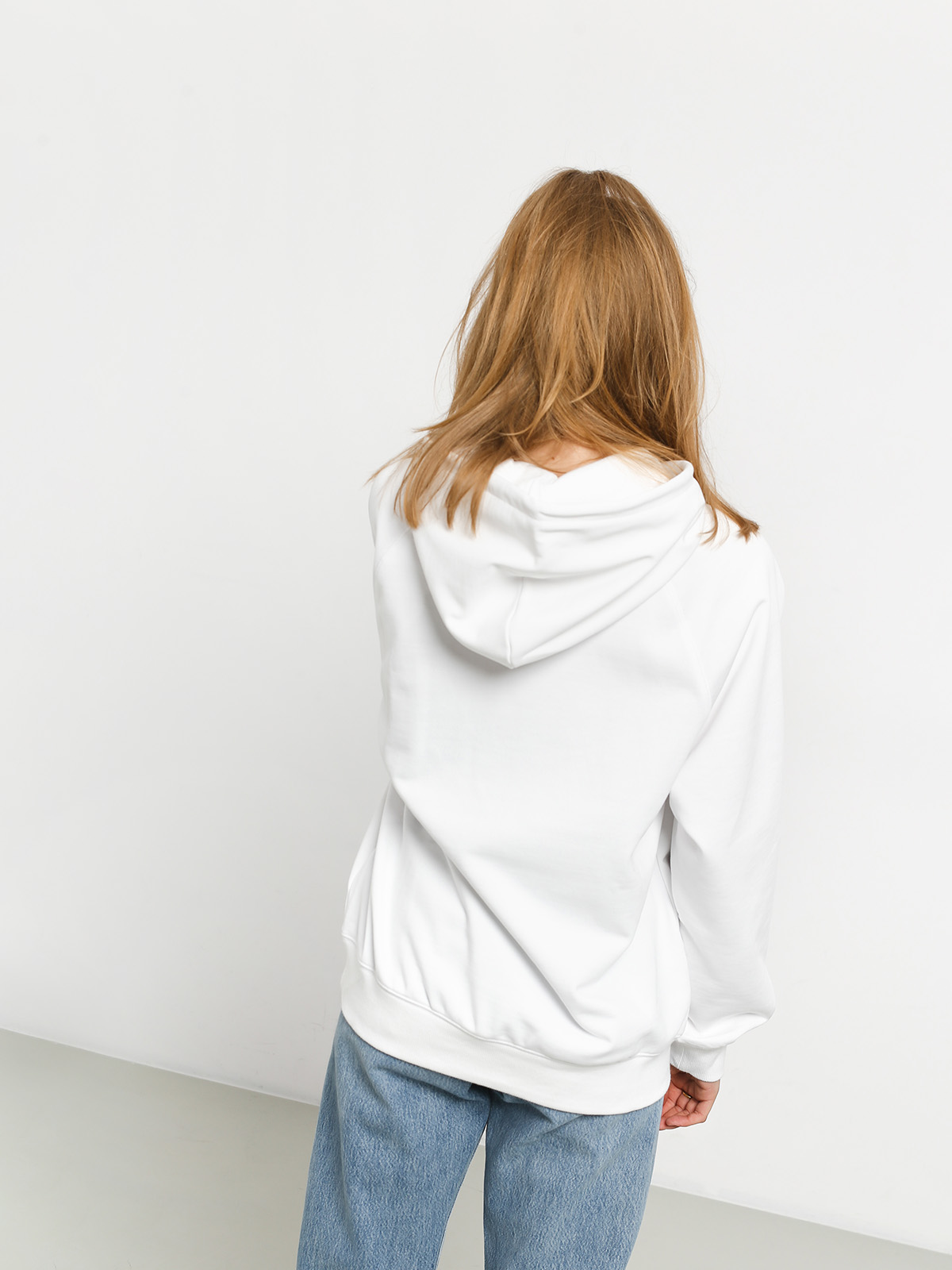 Bluza z kapturem Carhartt WIP Chase HD Wmn (white/gold)