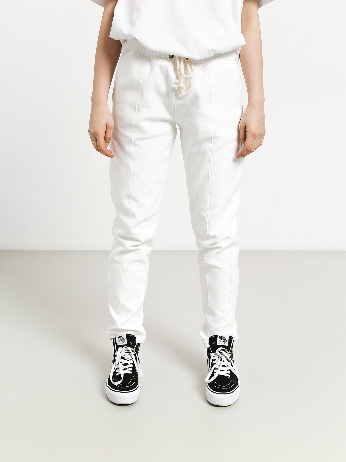 Spodnie Champion Premium Straight Hem Pants Wmn (wht)