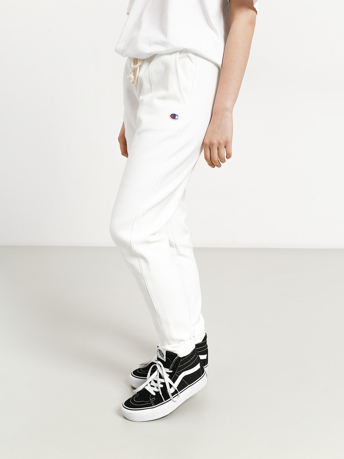 Spodnie Champion Premium Straight Hem Pants Wmn (wht)