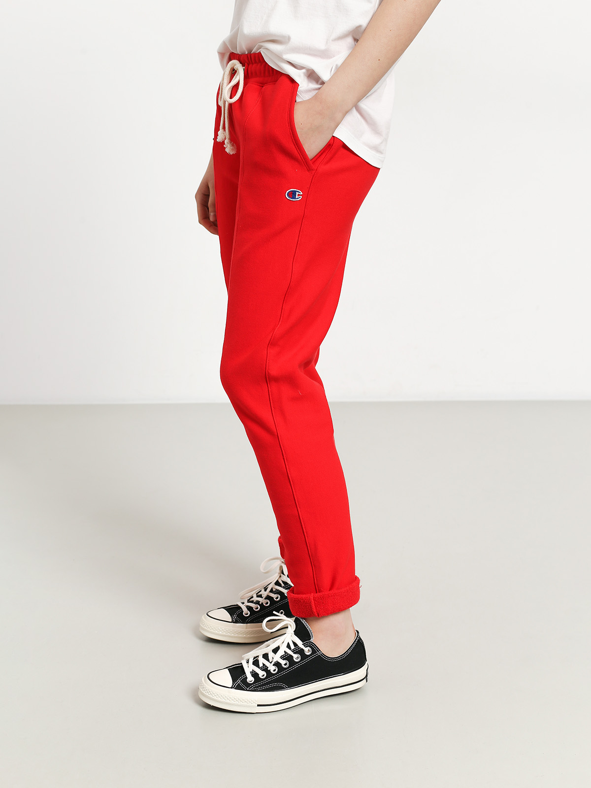 Spodnie Champion Premium Straight Hem Pants Wmn (hrr)