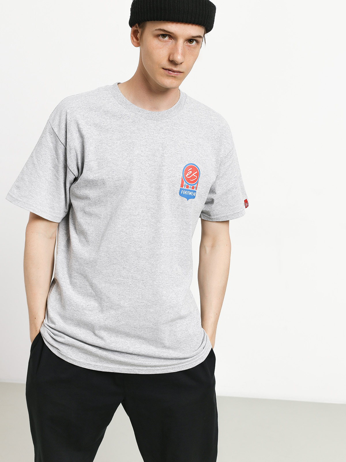 T-shirt eS Court Logo (grey/heather)