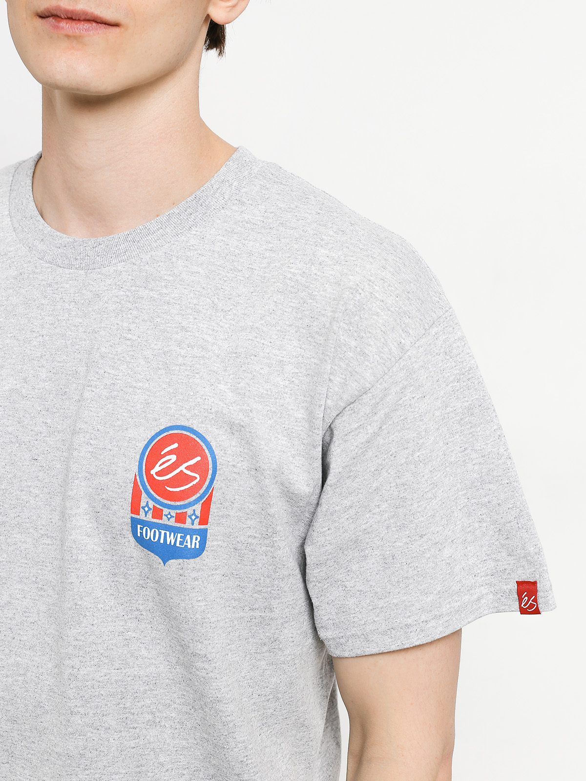 T-shirt eS Court Logo (grey/heather)