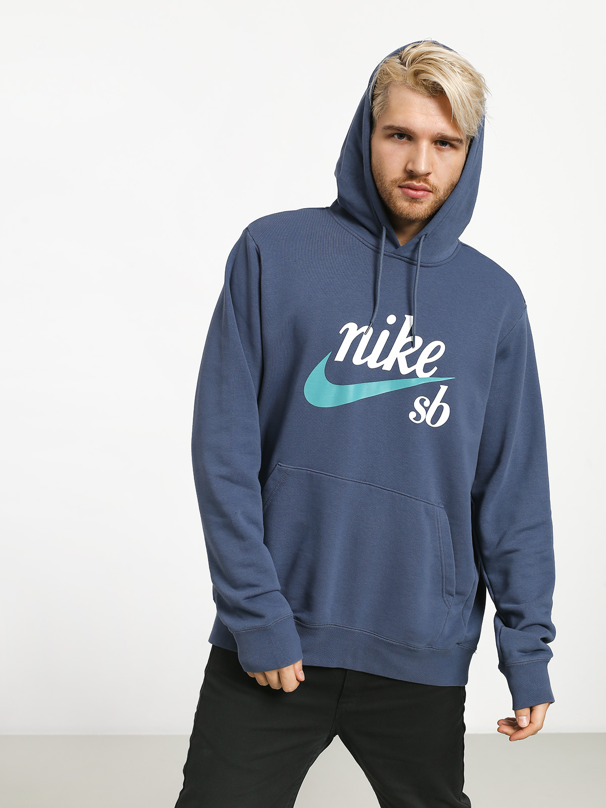 Bluza z kapturem Nike SB Sb Hoodie Washed Icon HD (obsidian/cabana)