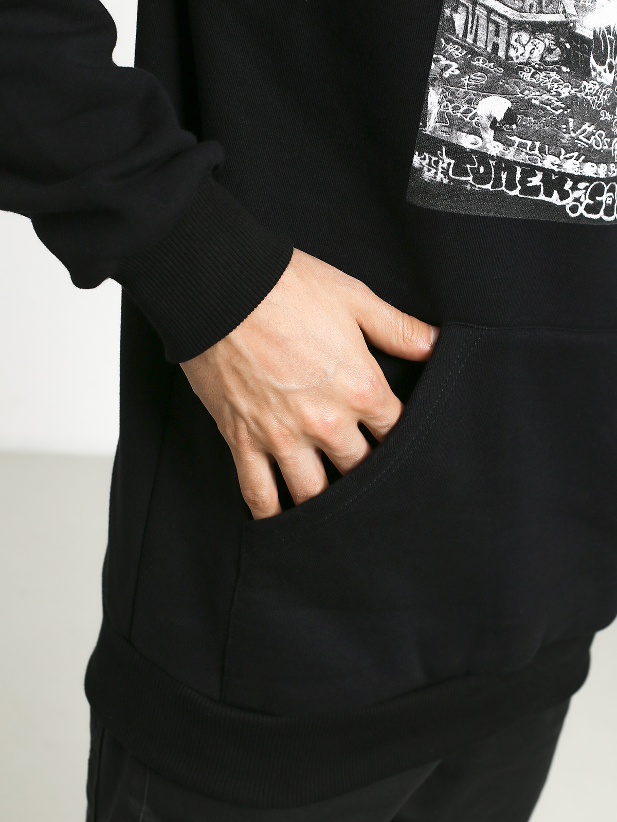 Bluza z kapturem El Polako Destroyed Town HD (black)