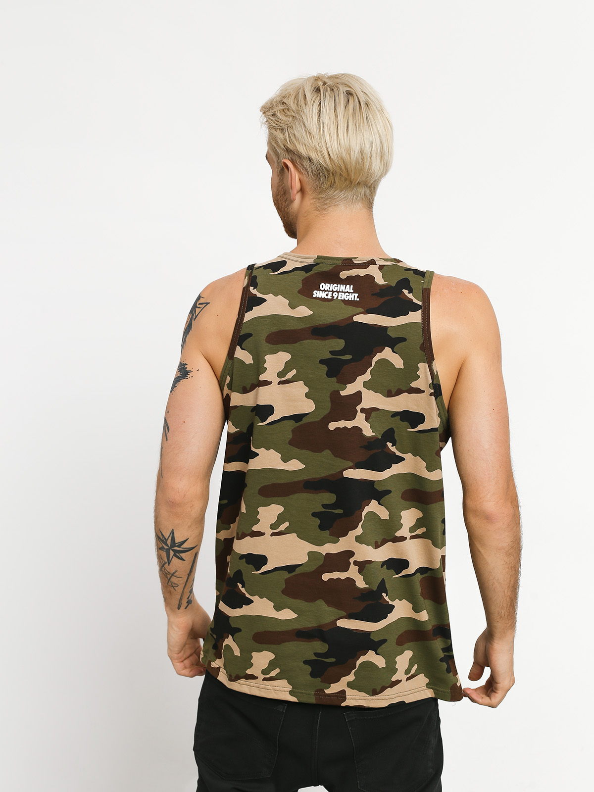 Koszulka MassDnm Top Base (woodland camo)