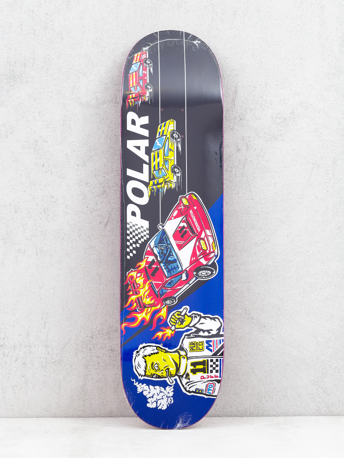 Deck Polar Skate Aaron Herrington Reptilian Racer (black/blue)