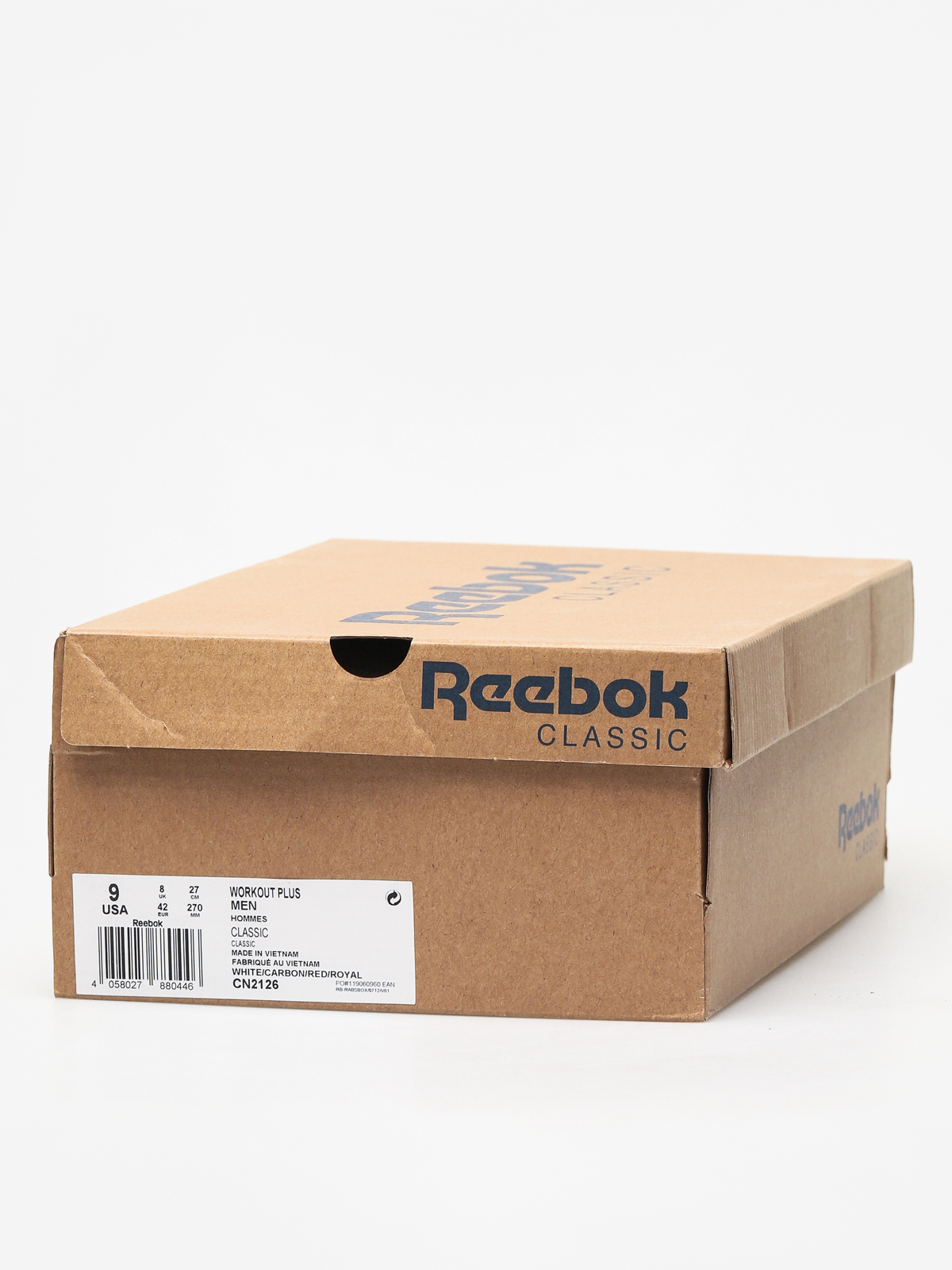 Buty Reebok Workout Plus (white carbon/classic red/reebok royal gum)