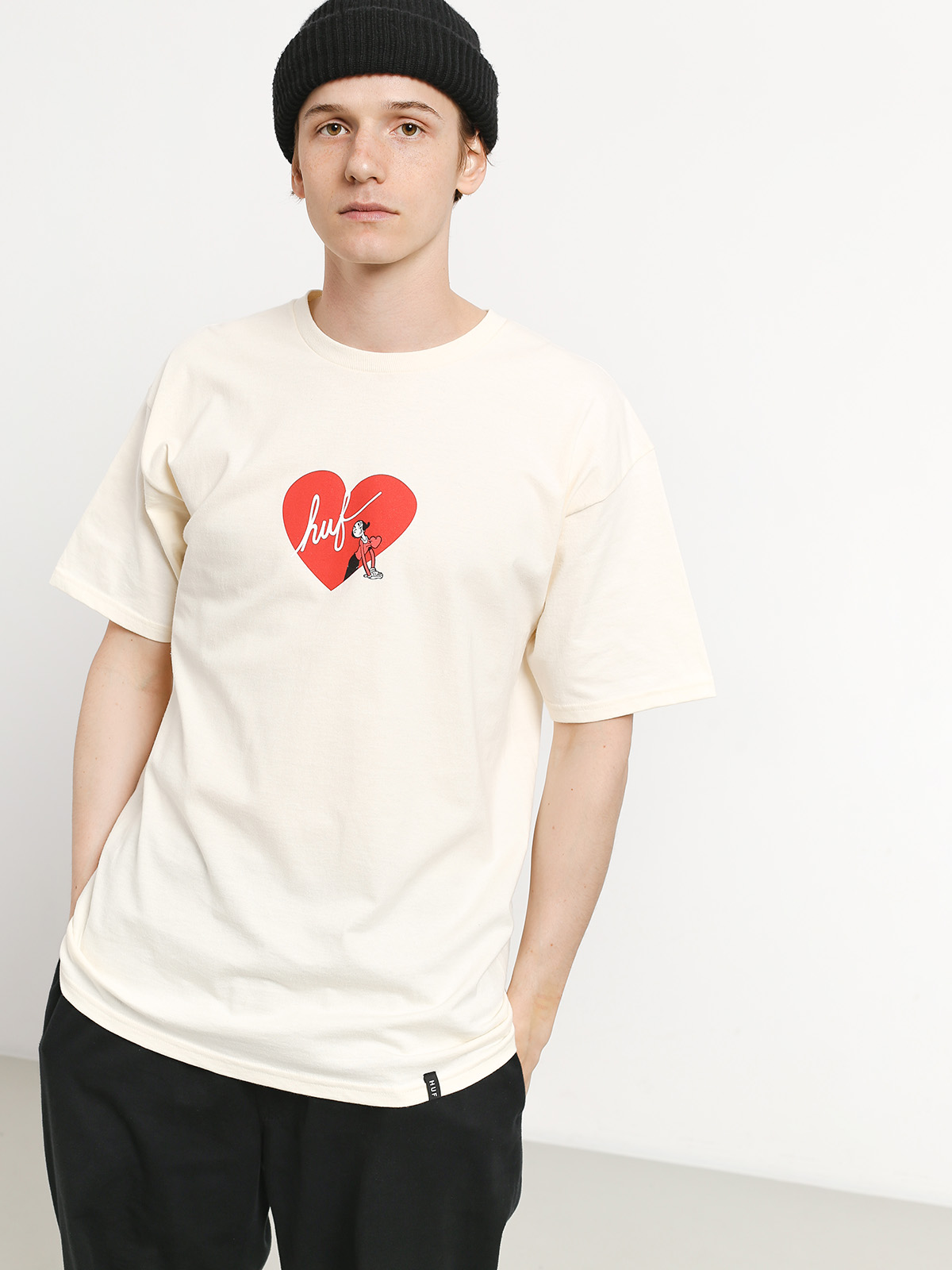 T-shirt HUF Olive Loves Huf (cream)