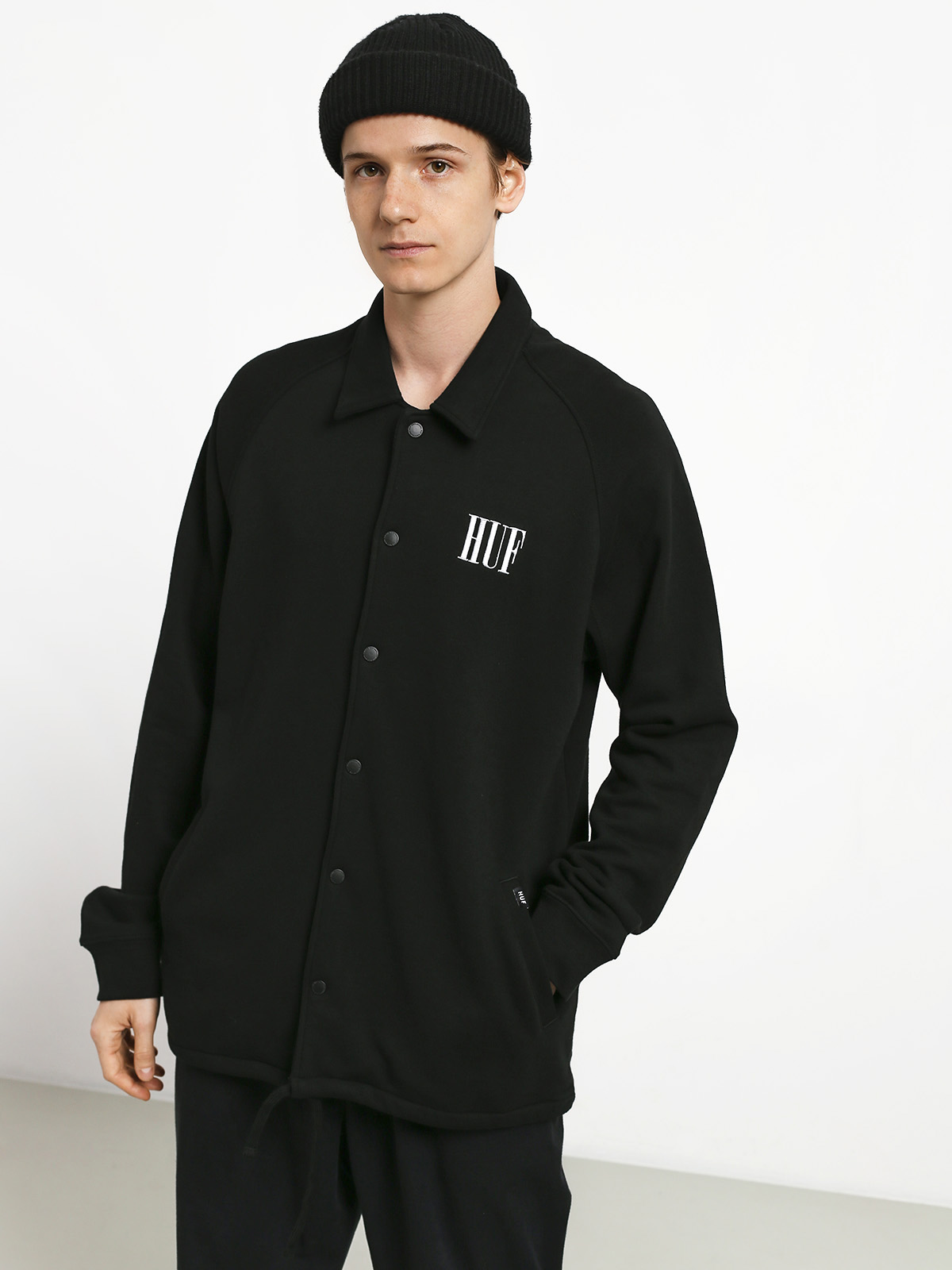 Kurtka HUF Olive Fleece (black)