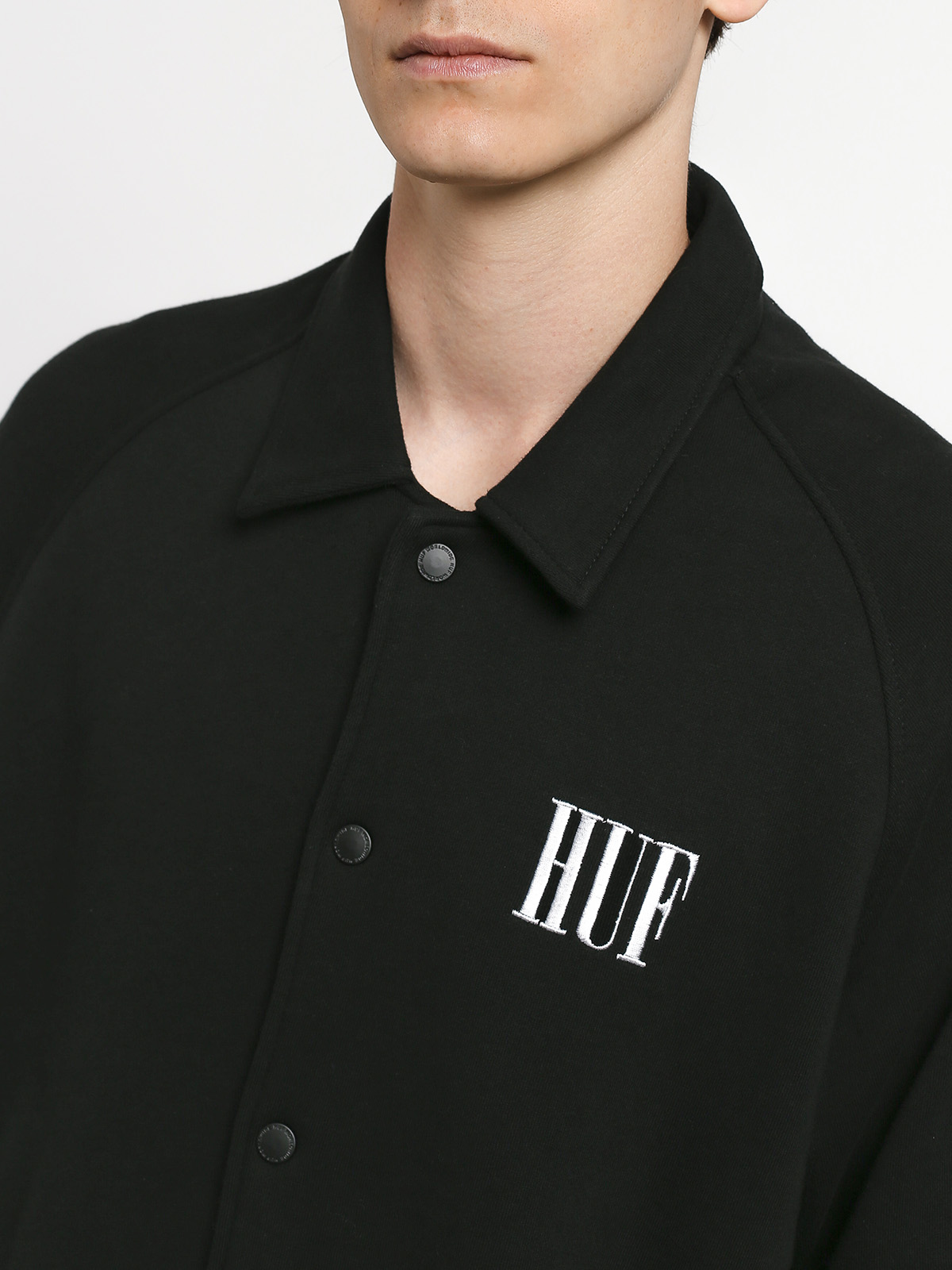 Kurtka HUF Olive Fleece (black)