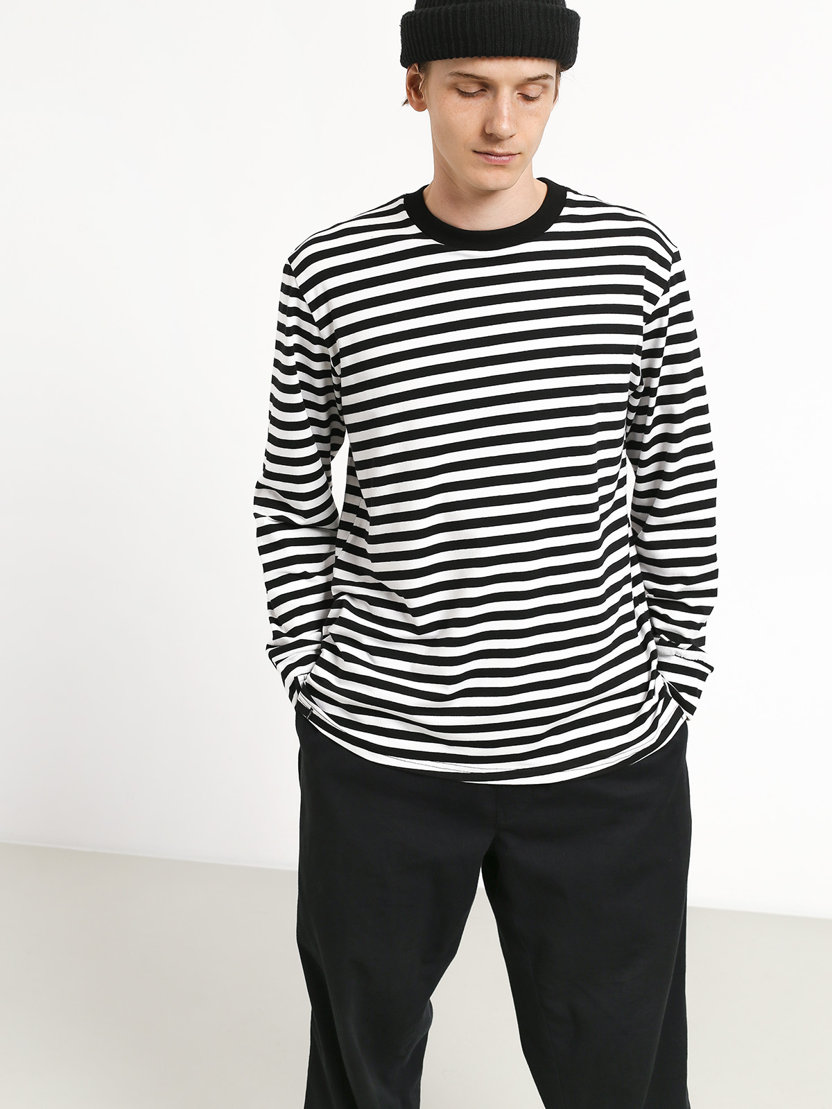 Longsleeve The Hive Stripes (black/white)
