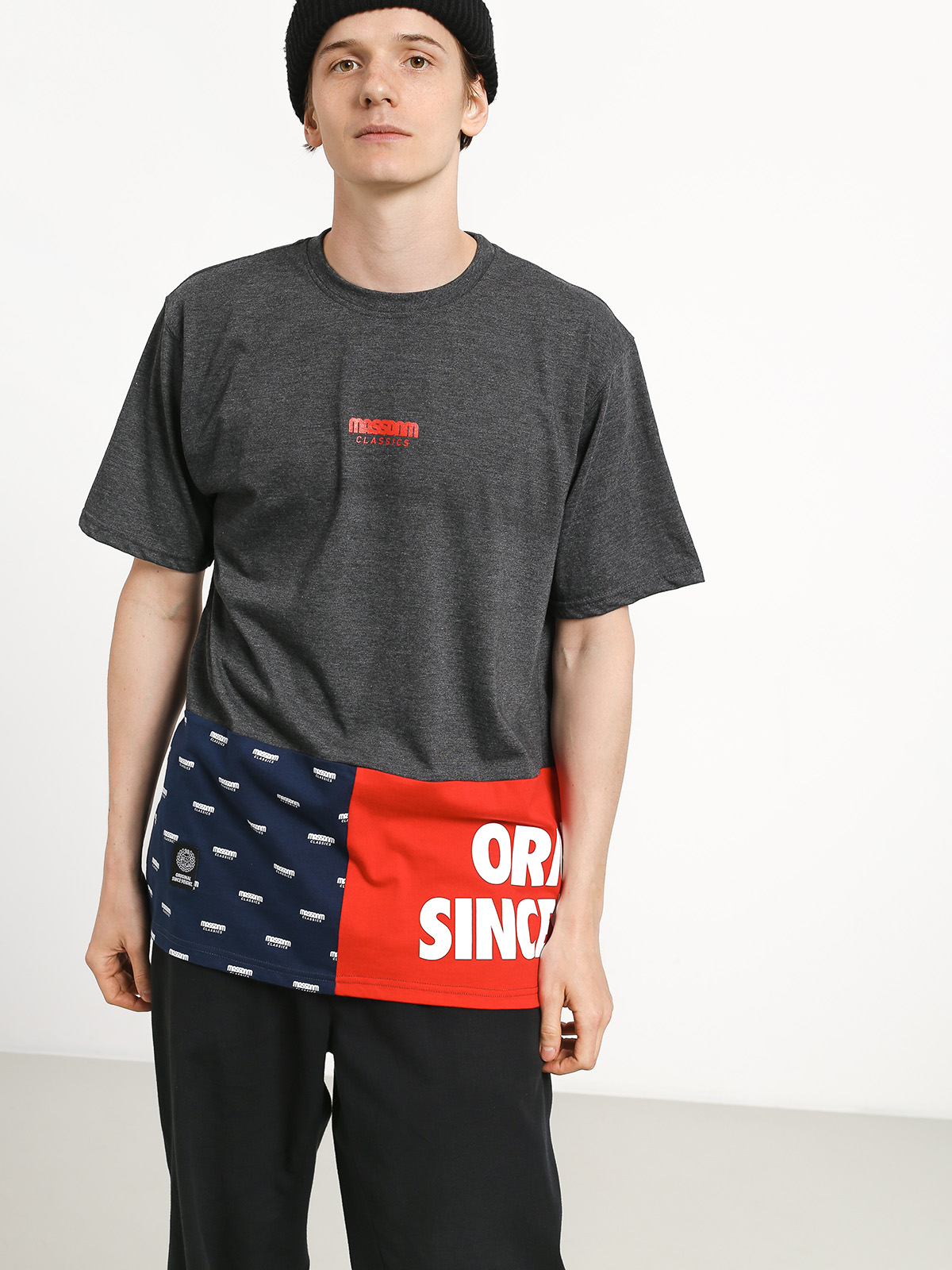 T-shirt MassDnm Blockbuster (dark heather grey)