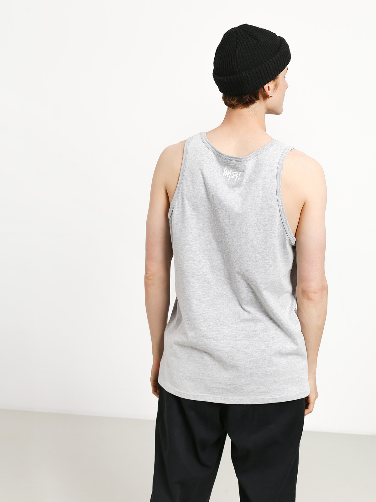 Koszulka MassDnm Signature Medium Logo (light heather grey)