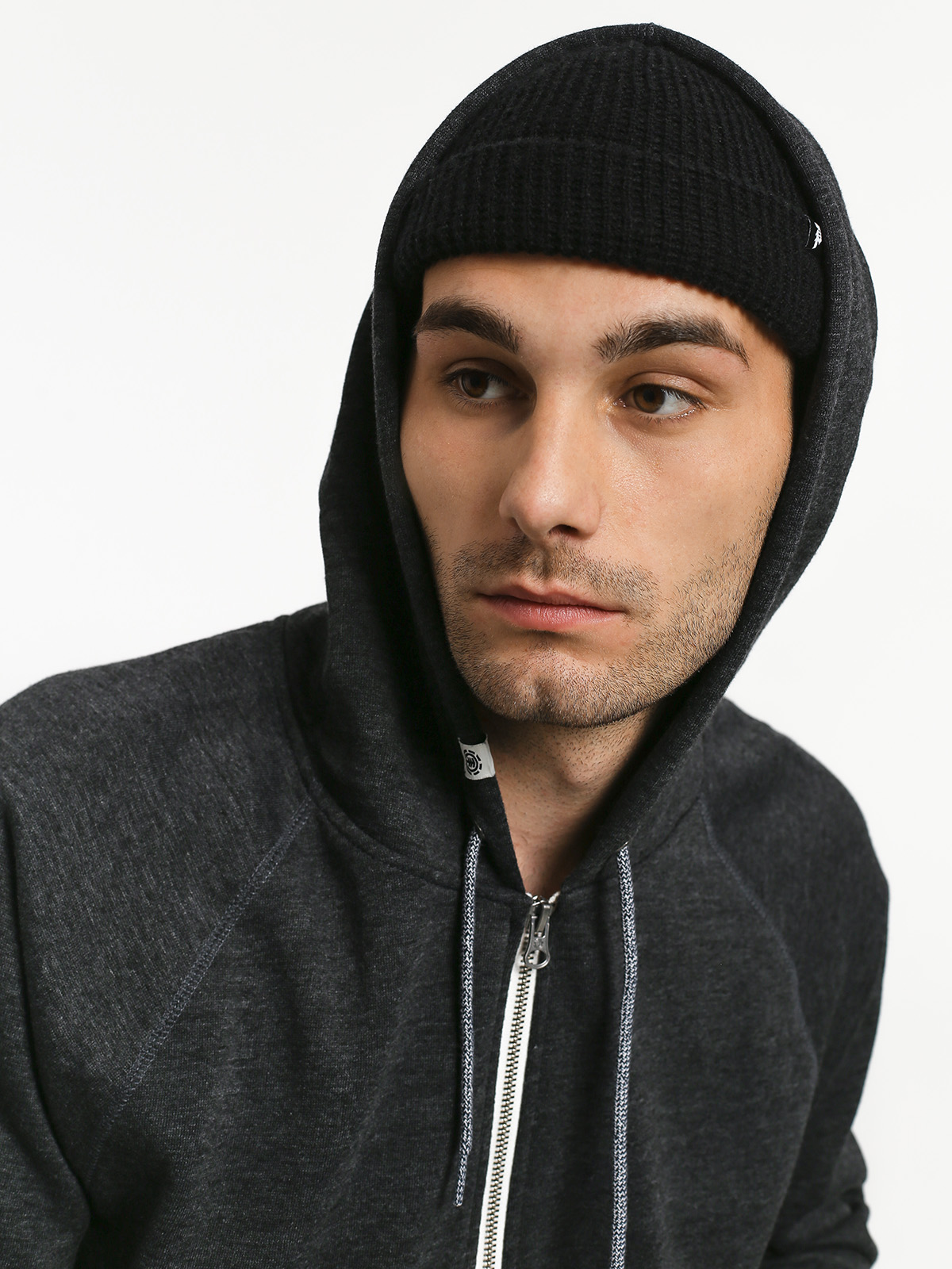 Bluza z kapturem Element Meridian ZHD (flint black)