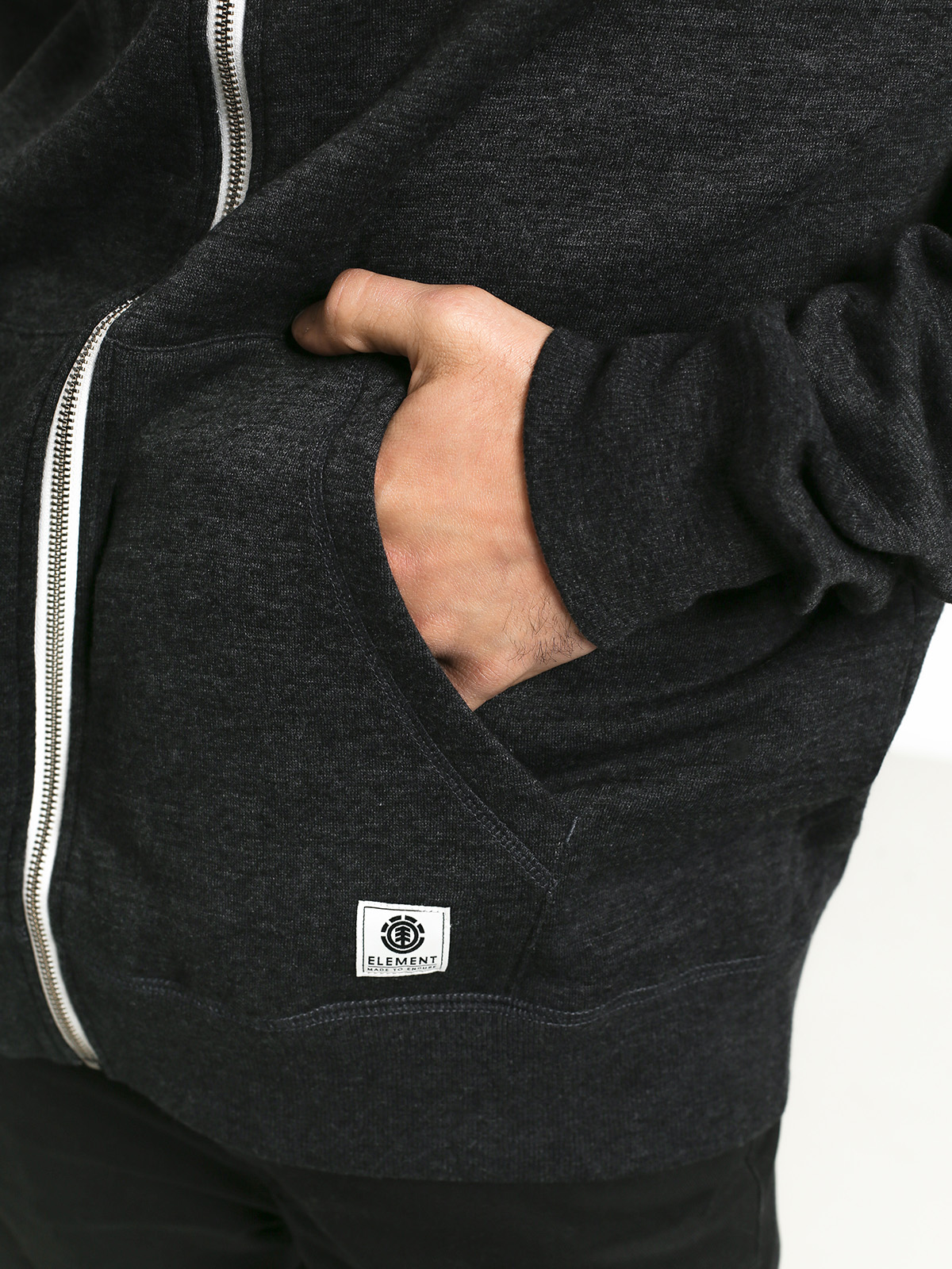Bluza z kapturem Element Meridian ZHD (flint black)