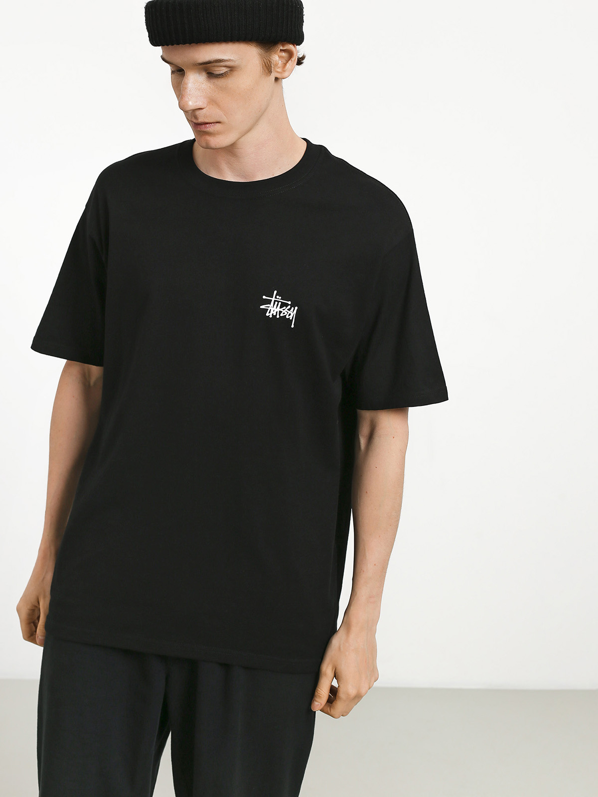 T-shirt Stussy Basic Stussy (black)
