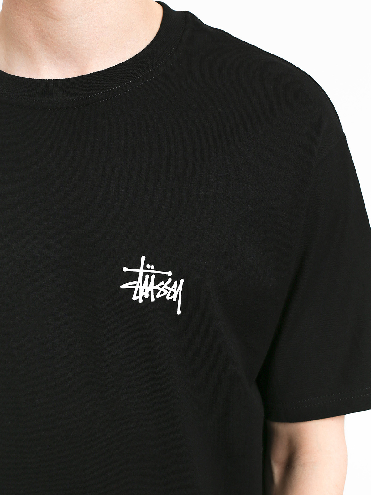 T-shirt Stussy Basic Stussy (black)