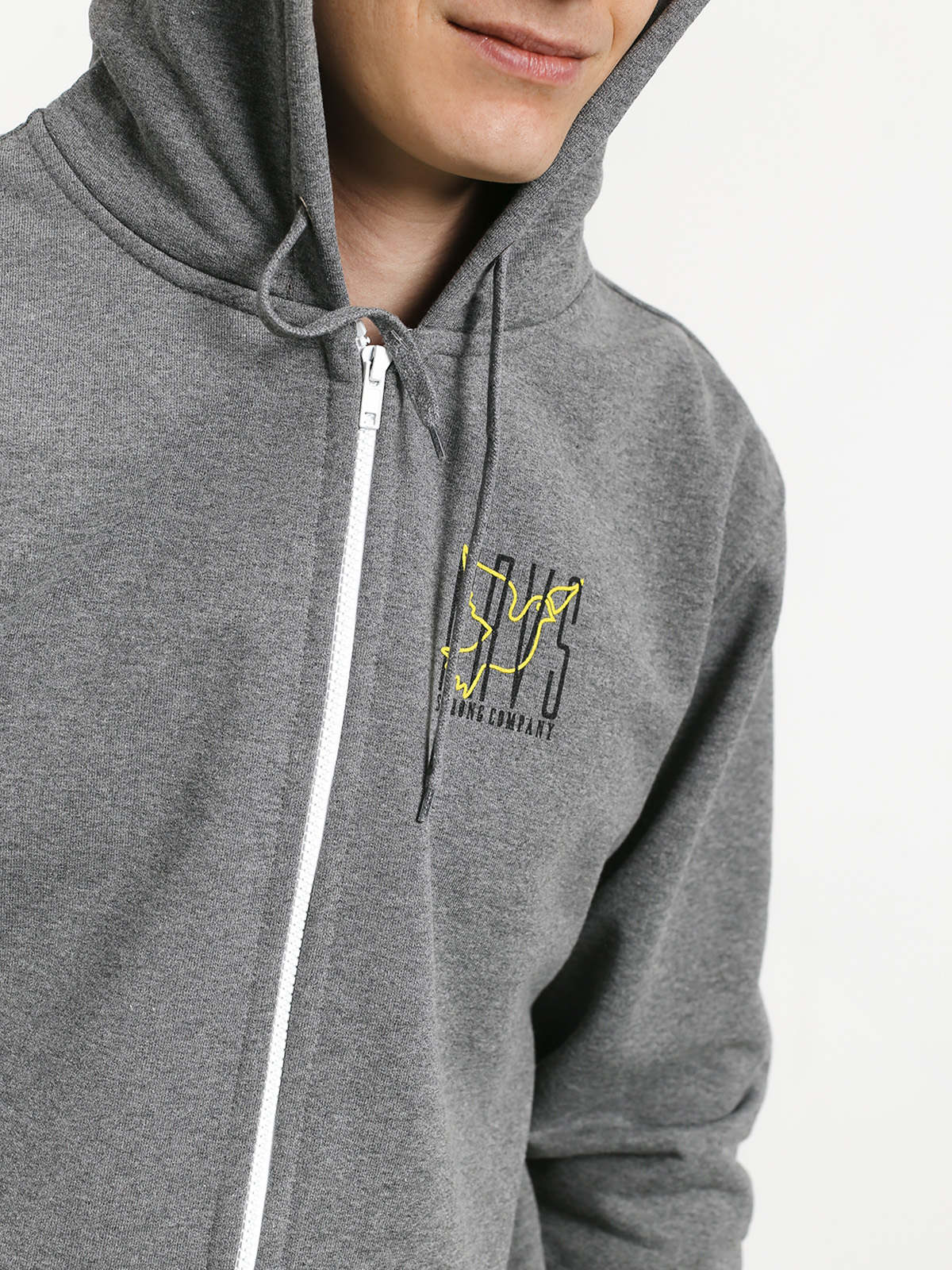 Bluza z kapturem Nervous Mix ZHD (grey)