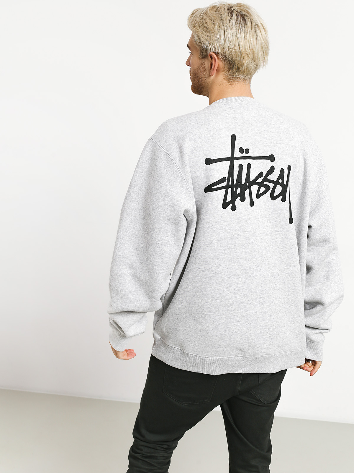 Bluza Stussy Basic Stussy (ash heather)