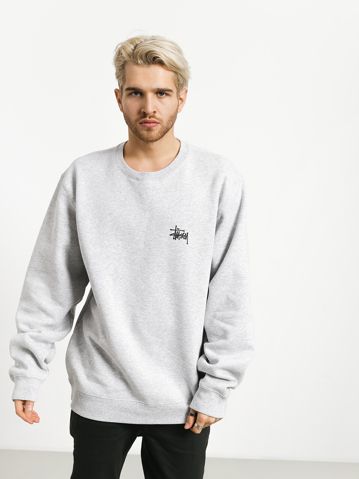 Bluza Stussy Basic Stussy (ash heather)