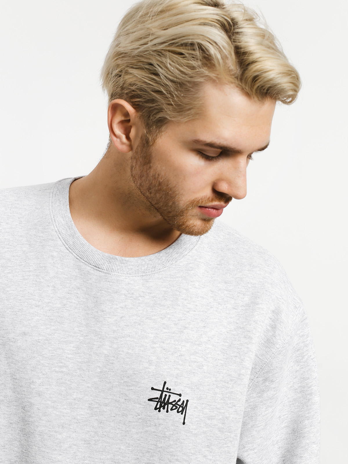 Bluza Stussy Basic Stussy (ash heather)