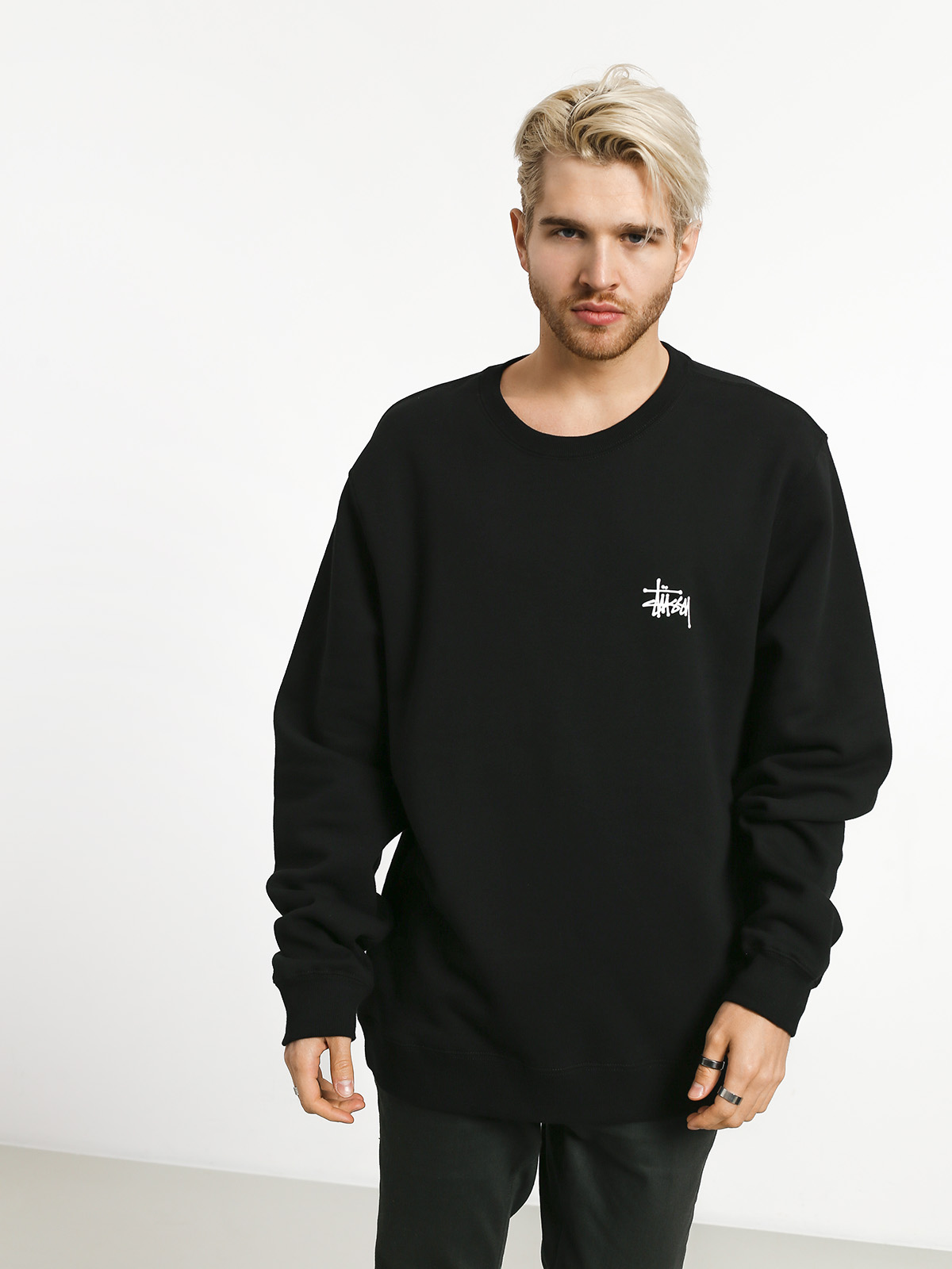 Bluza Stussy Basic Stussy (black)